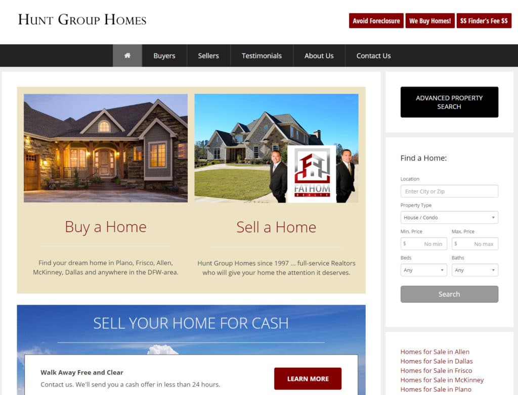 Hunt Group Fathom Realty-frontpage