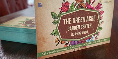 Photo of Green Acre Business Card