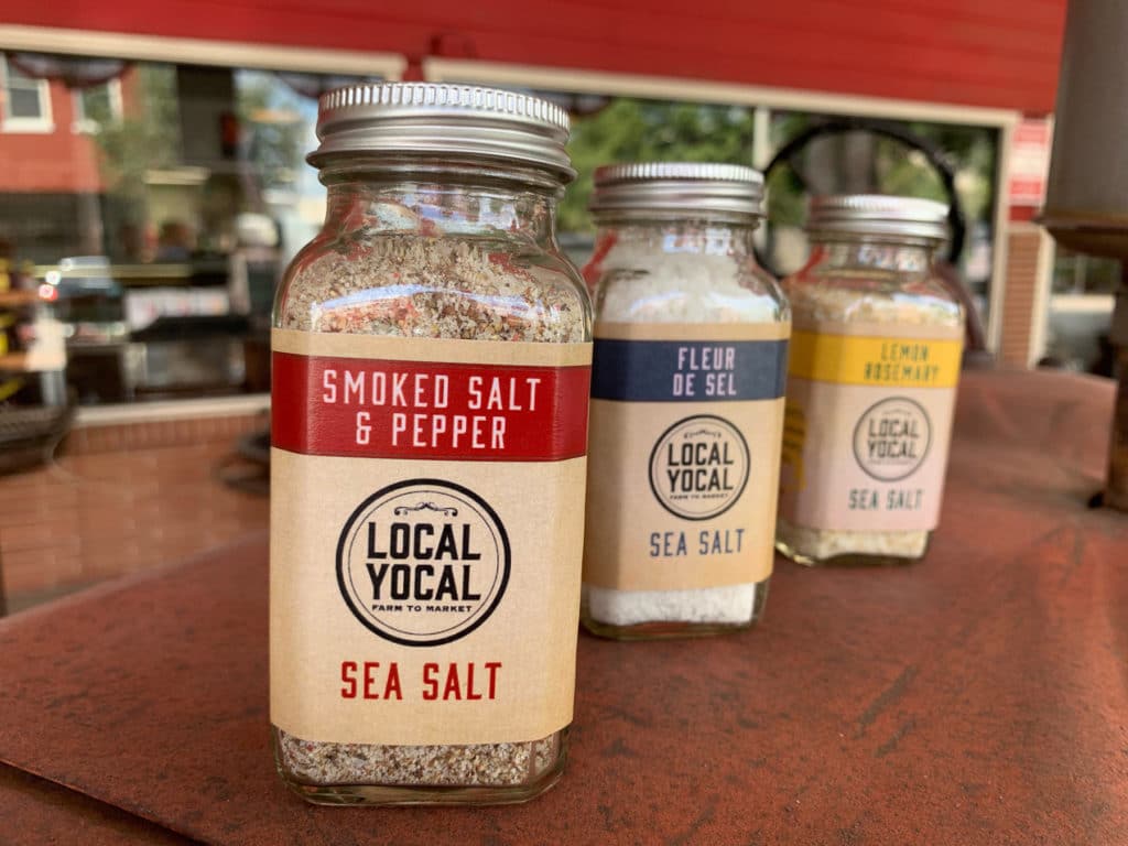 Three Bottles of Gourmet Salt